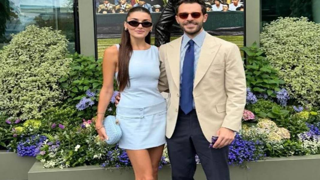 Hande Erçel ve Hakan Sabancı çifti Wimbledon finalinde! 4